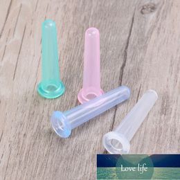 4pcs No.4 Silicone Cupping Tools Props Body Facial Therapy Cupping Cups Size (Transparent + Green + Blue + Pink)