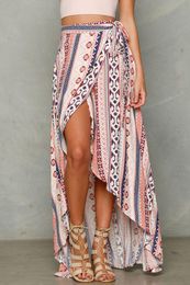 Women's Swimwear Sexy Women Floral Print Skirt Dress Beach Long Summer Tribal Kaftan Maxi Cover-Ups