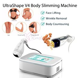 Portable Ultrashape V4 Liposonic Slimming Mahine Cellulite Reduction Body Contouring Liposonix Hifu Skin Lifting Equipment