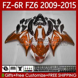 OEM Bodywork For YAMAHA FZ600 FZ 6R Dark Orange 6N 6 FZ6 R N 600 2009-2015 Body 103No.178 FZ6R FZ6N FZ-6R 09 10 11 12 13 14 15 FZ-6N 2009 2010 2011 2012 2013 2014 2015 Fairing