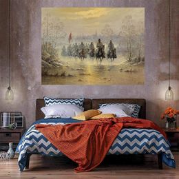 The Confederate Army war horse Oil Painting On Canvas Home Decor Handcrafts /HD Print Wall Art Picture Customization is acceptable 21060213