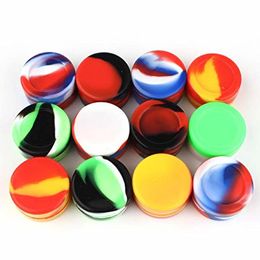 container delivery Canada - Wholesale 3ML FDA Silicone Storage Container Different Round Box for Wax Dab Quick Delivery Shenzhen Factory Price