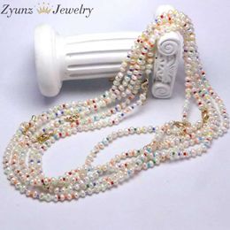 5PCS, Choker tiny Boho Necklace, freshwater white pearl and miyuki beads necklace, women Jewellery