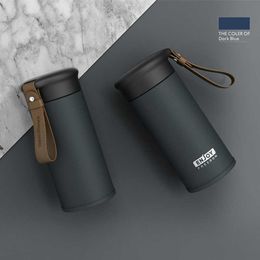 OWNPOWER Quality Double Wall Stainless Steel Vacuum Flasks 280ml Car Thermo Cup Coffee Tea Travel Mug Thermol Bottle Thermocup 210615