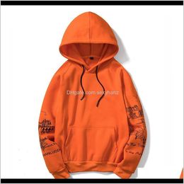 Hoodies & Sweatshirts Clothing Apparel Drop Delivery 2021 Hooded Shirt Plus Veet Sketch Painting Mens Sweater Casual Autumn And Winter Wrul4