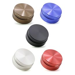 65mm diameter four layer compression built-in rotary mesh aluminum alloy cigarette grinders