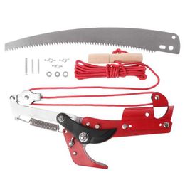 High-altitude Extension Lopper Scissors Extendable Fruit Tree Pruning Saw Cutter Garden Trimmer Tool U4LB 210719