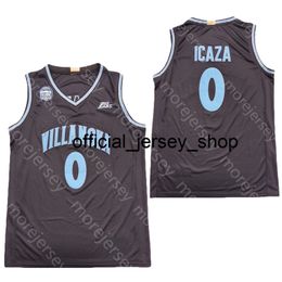 New 2020 Villanova Wildcats Basketball Jersey NCAA College 0 Icaza Black All Stitched And Embroidery Size S-3XL