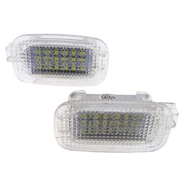 1 Pair LED Courtesy Lamp Car Door Welcome Light For Mercedes-Benz W204 W216 R230 X164 X204 C197 C E S CL SL R M G GL GLK Class