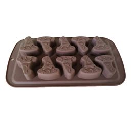 Halloween Witch Hat Mould Silicone Cake Mould Silicon Mould Candy Moulds Ice Moulds Bake Tool Pink Brown 10 Holes 1221525