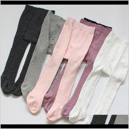 Tights Baby Clothing Baby Kids Maternity Drop Delivery 2021 Boy Leggings Stockings 6 Design Candy Color Girls Thicken Double Needles High Wai