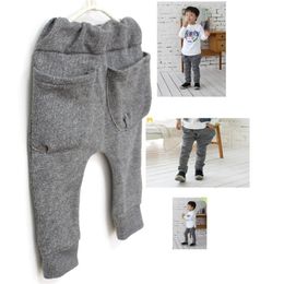 Calças Crianças Meninos Harem Calças Para Crianças Terry Terry Boys Roupas Esporte Pant Moda de Algodão PP Pant 210413