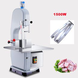 1500W 220V Electric Bone Cutting Machine Commercial Automatic Frozen Meat Cutter Bone Sawing Machine