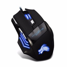 USB luminous gaming wired mouse Computer backlight photoelectric