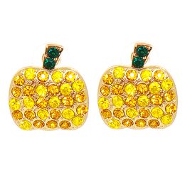 2021 Halloween Pumpkin Lamp Earring Crystal Drop Earrings For Women Dangle Earrings Statement Jewellery Party Dress Gifts