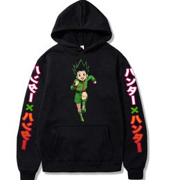 Hunter X Hunter Hoodie Long Sleeves Loose Pullovers Tops Unisex Clothes Y0803
