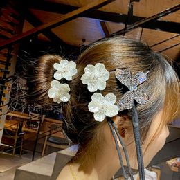 flower disc hair device female ball hair ornaments lazy bud head elegant temperament styling hair ring headdress