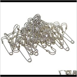 Sewing Notions Tools Apparel Drop Delivery 2021 50Pcs Extralarge Steel Safety Pins For Blankets Skirts Kilts Craftsdot Securing Mattress Clot