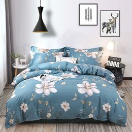 Luxury Cotton Polyester Bedspread Plaid Bedding Set Bedspreads Quilting Bed Covers Bed Linen Colour (1pc Duvet Cover ) F0306 210420
