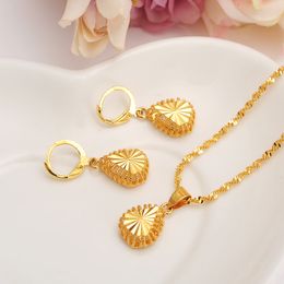 Women Fashion High 3d Jewellery set Necklace Earrings Wedding sets Fine Gold G/F Africa/Arabia/Middle East gift