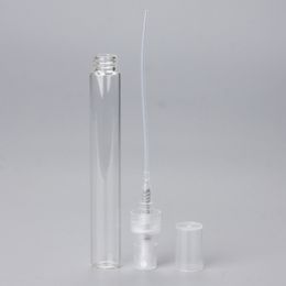 100PCS/Lot 10ML Sample Spray Bottle for Gift Portable Glass Perfume Bottles Atomizer Container Women Per-fume Pump Travel-Bottles