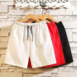 Classic Mens Fashion pants Summer Shorts Men Casual Fitness Workout Beach Man Breathable Cotton 210629