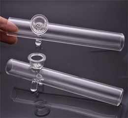 Thick Pyrex Glass Tobacco Spoon Pipes Smoking Glass Hand smoking pipes for dry herb with honeycomb Philtre bowl