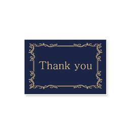 navy blue thank you cards greeting cards business card top grade color bronzing ,Thank You for your business partners, customers,