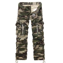 Pantaloni cargo mimetici militari di buona qualità pantaloni da uomo allenamento in cotone mimetico caldo primavera autunno G0104