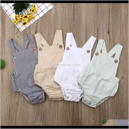 Rompers Jumpsuitsrompers Clothing Baby Kids Maternity Drop Delivery 2021 Summer Born Infant Baby Girl Romper Bodysuit Jumpsuit Sunsuit Outfit