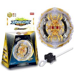 Burst Superking B-153-4 Spinning Top B153-4 Gyroscope Regalia Genesis With Ruler launcher Metal Fusion Toy Kids Children Gifts X0528