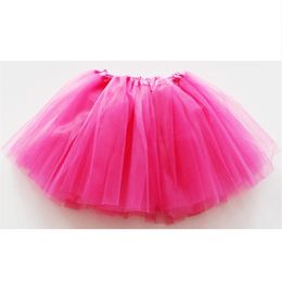 2021 NEW 21 Colors Best Match Baby Girls Childrens Kids Dancing Tulle Tutu Skirts Pettiskirt Dancewear Ballet Dress Fancy Skirts Costume