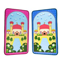 Kids Children Prayer Mat Islamic Muslim Soft Thick Prayer Rug Carpet Tapis De Priere Muslim Praying Mat Sajda Gift Sajadah 210330