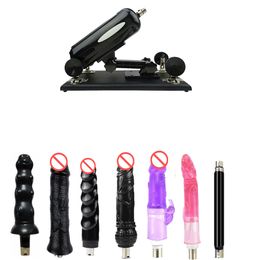 AKKAJJ Small Automatic Sex Furniture Thrusting Massage Machine Guns with Retractable Silicone Toys