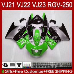 Body For SUZUKI RGV-250 RGVT RGV 250CC 250 CC 1990 1991 1992 1993 94 95 96 20HC.155 factory green RGV250 SAPC VJ22 RVG250 Panel RGVT-250 90 91 92 93 1994 1995 1996 Fairing