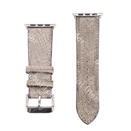 Designer Watchbands STRAP Watch Band 41MM 45MM 42mm 38mm 40mm 44mm iwatch 1 2 345 bands Leather Strap Bracelet Fashion Stripes