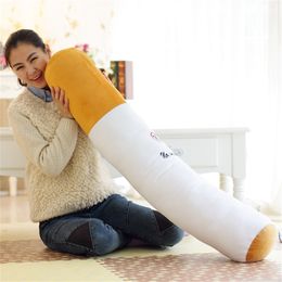 One Piece Smoking Cylindrical Sleeping Cigarette Soft PP Cotton Stuffed Pillow Boyfriend Birthday Gift Creative Plush Toy 4 Size