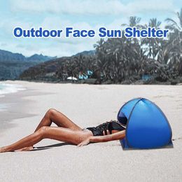 Summer Outdoor Beach Face Tent Umbrellas Portable Small Awning Personal Tent Lightweight Folding UV Protection Sun Shelter New Y0706