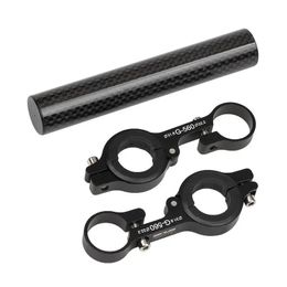 GUB 560 13CM Cycling Bike Carbon Fiber Handlebar Extender Holder For MTB Bicycle Light Stopwatch