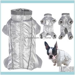 Apparel Supplies Home & Gardenwinter Warm Dog Clothes Waterproof Pet Coat Jacket For Small Medium Dogs Reflective Puppy Jumpsuits French Bul