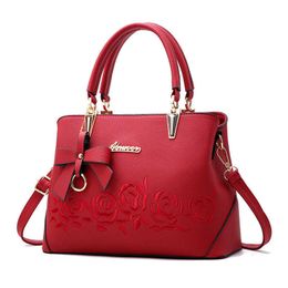 HBP Non-Brand Women's bag mother fashion Embroidered Handbag Korean versatile One Shoulder Messenger trendy port