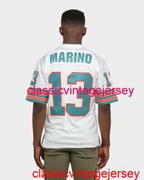 Stitched Men Women Youth 1984 Dan Marino WHITE ORANGE TEAL TROWBACK Jersey Embroidery Custom Any Name Number XS-5XL 6XL