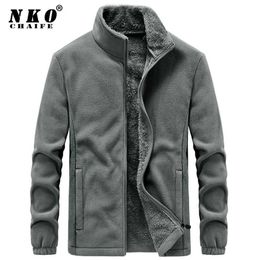 Men Winter Fleece Jacket Parka Coat Men Spring Casual Tactical Army Outwear Thick Warm Bomber Military Jacket Men M-6XL 211029