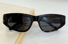 Havana Green Cateye Sunglasses 0095 gafas de sol Women Fashion Sun Glasses uv400 Protection Eyewear with Box