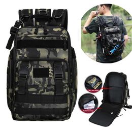 Military Tactical Army Shoulder Fishing Bags Travel Camping Molle Bag Hiking Chest Sling Backpack Outdoor