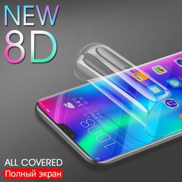 Full Cover Hydrogel Film For Huawei P30 P20 P40 Pro Mate 20 Honour Lite 10 8X Front Screen Protector Protective Cell Phone Protectors