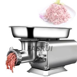 Electric Meat Grinder Mincer Machine 1100W Commercial 120KG/H Sausage Stuffer Maker for Restaurants