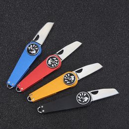 Mini Key Chain Folding Knife Home Travel Portable Open Box Knives Outdoor Camping Portables Rescue Bag Backpack EDC Tools