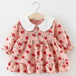 Melario Sequin Baby Dresses Spring New Baby Girls Clothes Long Sleeve Cute Mesh A-Line Baby Princess Dress Infant Kids Clothing 210412