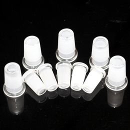 Glass drop down adapter Reducer 10mm14mm18mm Male female Extender Connector Clear bong Hookahs fittings water pipe